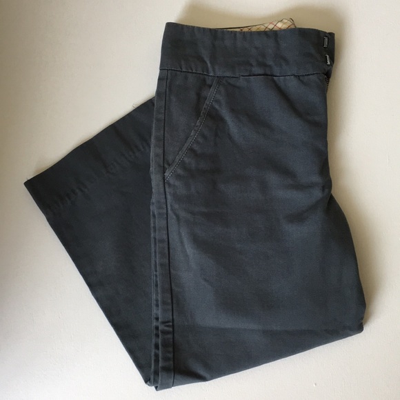 Marc Jacobs cropped cotton gray twill pants - Picture 1 of 8